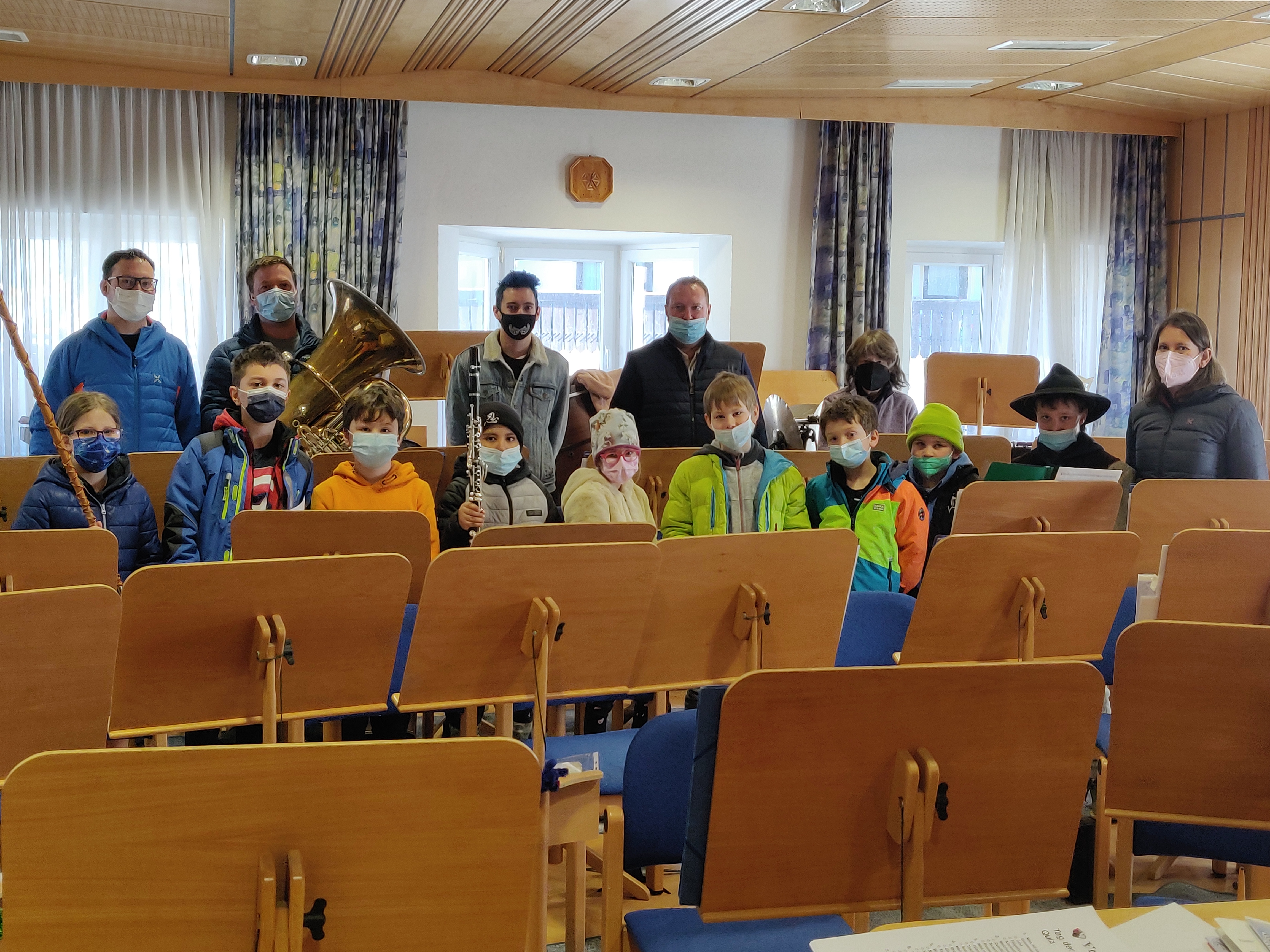 Read more about the article Grundschüler zu Besuch bei der Vereinskapelle