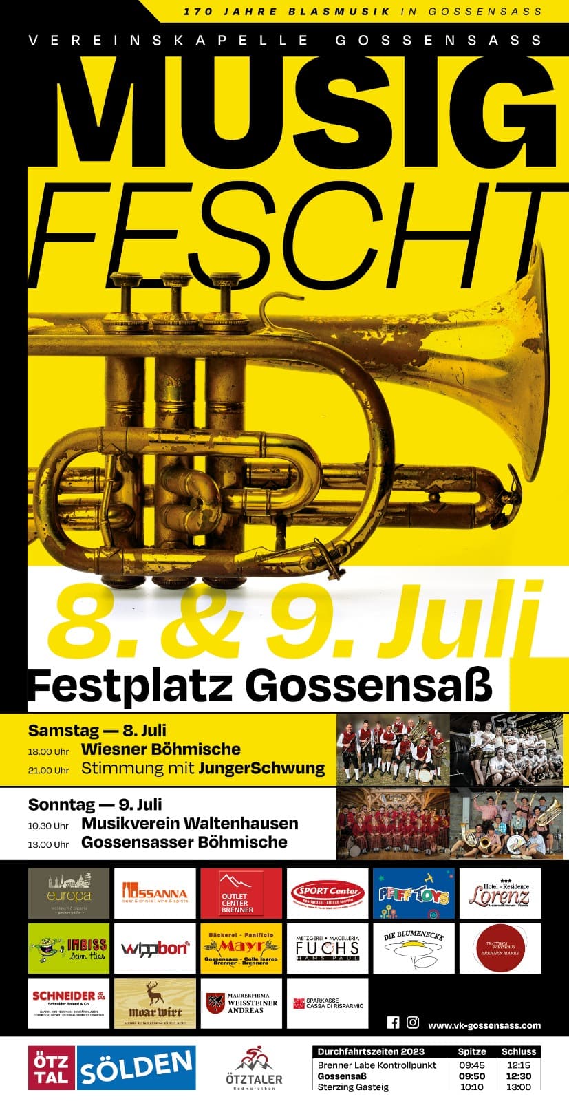 Read more about the article Musikfest der Vereinskapelle Gossensaß