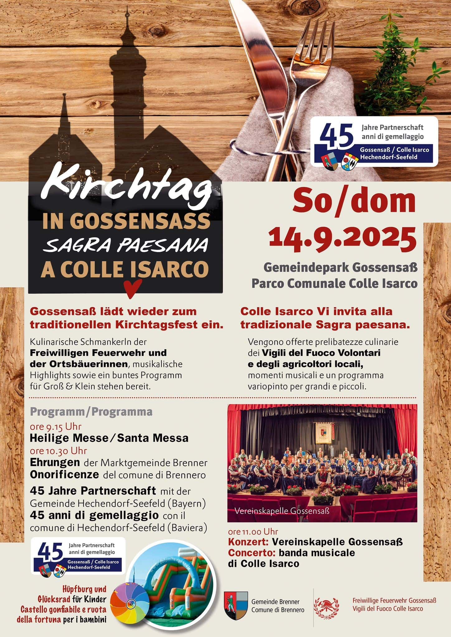 Gossensasser Kirchtag 2025