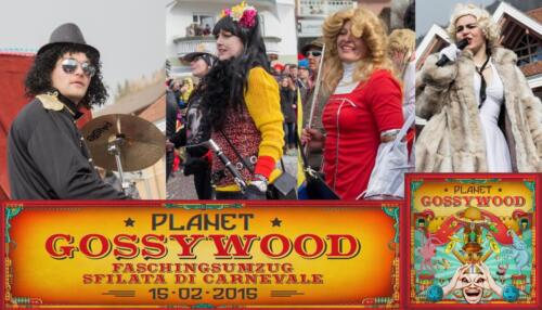 Faschingsumzug Planet Gossywood